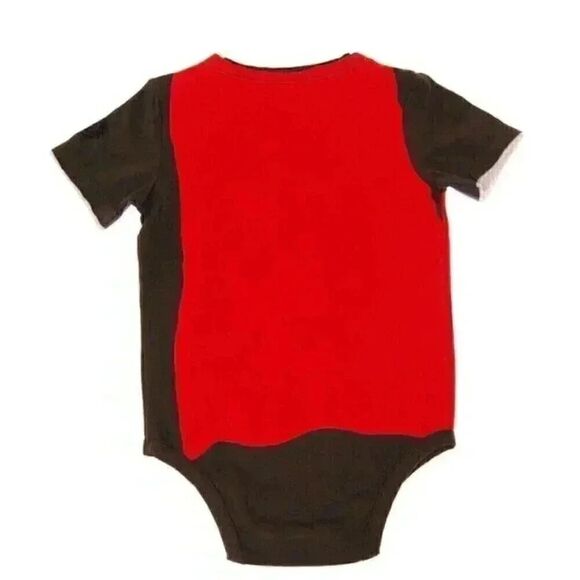 NWT Mini Shatsu Super Camper Bodysuit Baby Boy 6M Hipster Colorblock Bear Bandit - Picture 5 of 12